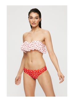 اشتري Red And White Heart Frill Bikini Brief في الامارات