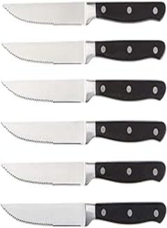 اشتري Classic Steakhouse Knife Set,Black في مصر