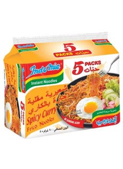 Buy Indomie Instant Spice Curry Fried Noodles 90g Pack of 5 in UAE