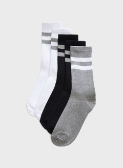 Buy Bravesoul Mens 5Pk Socks in UAE