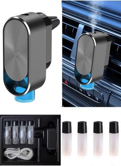 Buy Upgraded Car Air Freshener Rechargeable Car Fragrance Diffuser Level 3 Adjustable Smart Car Diffuser 3 Bottles of Cologne in Saudi Arabia