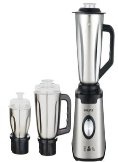 Buy Sokany Electric Blender 1.5 L  with grinder and a chopper  SK-187 in Egypt