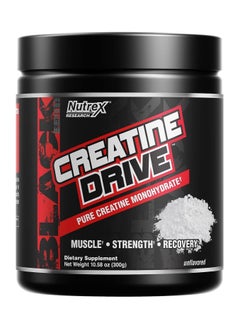 Buy Creatine Drive Pure Creatine Monohydrate Unflavored 300g in UAE