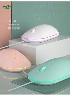 Buy USB Wired Mouse Silent Cute Mini Mouse, Ergonomic Design, USB Optical Mouse, Creative Computer PC Laptop in UAE