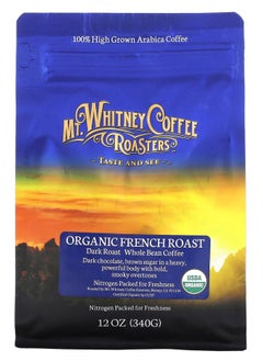 Buy Organic French Roast Whole Bean Coffee Dark Roast 12 oz (340 g) in UAE