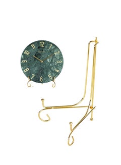 Buy Plate Stands, Display Stand Iron Metal Photo Holder Stand, Display Picture Frame Clock Holder, Gold Iron Easel Plate Holder, Metal Display Stands, for Book, Decorative Plates, and Art in Saudi Arabia