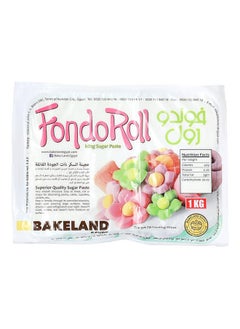 Buy Fondo Roll Sugar Paste White 1 kg in Egypt