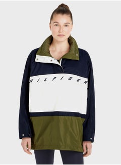 Buy Oversized Colour Block Anorak in Saudi Arabia