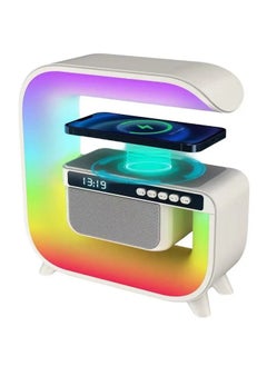 Buy LED Wireless Phone Charging Speaker with Clock in Saudi Arabia