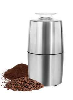 Buy Electric Coffee Grinder, Stainless Steel Coffee Bean Grinder for Coffee Espresso Latte Mochas, One-Touch Grinder for Herb Spice Grain and More in UAE