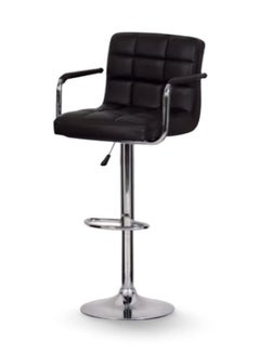 اشتري كرسي مرتفع قابل للتعديل حديث ، كرسي مرتفع ، مجموعة كرسي بار أسود / فضي في الامارات