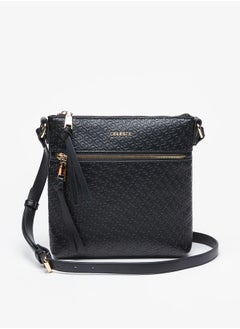 اشتري Women's Monogram Embossed Crossbody Bag with Adjustable Strap في الامارات