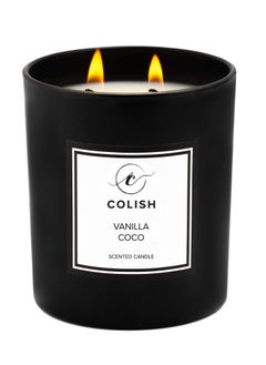 Buy Vanilla Coco Scented Candle 230gm in UAE