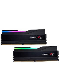 Buy G.SKILL Trident Z5 RGB Series 32GB (2x16GB) DDR5 Dual Channel Desktop Memory Kit, 7200 MT/s Memory Speed, CL34-45-45-115 Latency, 1.40 Voltage, Intel XMP 3.0, 288-Pin, Black | F5-7200J3445G16GX2-TZ5RK in UAE