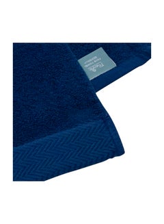 Buy Concepto Cotton Bath Towel Navy Blue 70 X 140Cm in Saudi Arabia