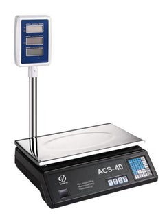 Buy Price Computing Scale Max 40Kg Digital Commercial Food Meat Produce Weighing Scale with Green Backlight LCD in Saudi Arabia