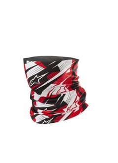 Buy Alpinestars Blurred Neck Warmer Black/Red One Size in UAE