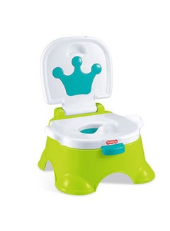 Buy 3-in-1 Baby Folding Lightweight Toilet Seat and Potty Green in Saudi Arabia