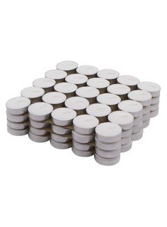 Buy 100 Pcs Tea Lights Candles Pack Smokeless Candles, Small Candles, Dripless and Long Lasting Mini Tealight Candles for Mood, Dinners, Decoration, Wedding, Parities, Home, Crafts in UAE