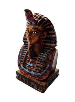 اشتري Bonballoon Egyptian King Tut Head Face Pharaoh Figurine Statue Ancient Handmade 3D Sculpture 4 Egypt Pharaohs Souvenir Mythology Miniature Decor Decoration Decorative Paperweight في مصر