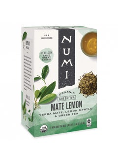 Buy Numi Organic Tea Mate Lemon, 18 Count (Pack of 6) Box of Tea Bags Yerba Mate Green Tea Blend in UAE