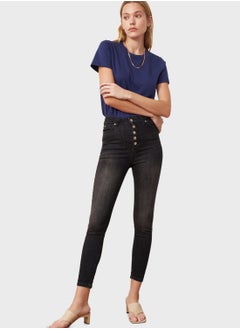 Buy High Waist Skinny Jeans in Saudi Arabia