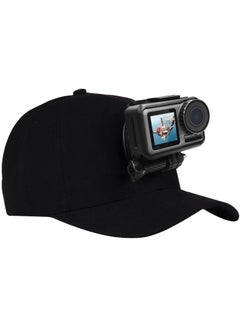 اشتري Baseball Hat With J-Hook Buckle Mount Screw For GoPro Hero 12/11/10/9 Action Cameras DJI OSMO Action and Other Action Cameras في السعودية