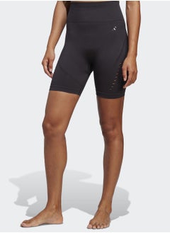 Buy Yoga Studio Aeroknit Biker Short Leggings in UAE