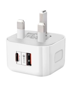 Buy 20W PD-USB Quick Charger HD-144 White in UAE