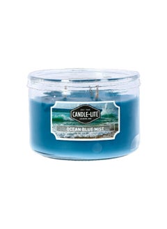 Buy Ocean Blue Mist Scented Jar Candle Blue 283 g 1879128 in Saudi Arabia