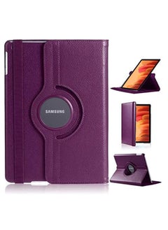 Buy Galaxy Tab A7 Case, 10.4" 2020 Tab A7 case, PU Leather Smart Case 360 Degree Rotating case Smart Folio Book case For Samsung Galaxy Tab A7 10.4-inch 2020 case (SM-T500/T505/T507) (Purple) in UAE