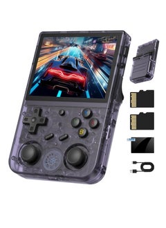 اشتري RG353V Retro Gaming Console RG353V Handheld Game Console 3.5" IPS Screen Android 11 and Linux System 64G TF Card 4420+ Classic Games RK3566 64bit Game Player Bluetooth 4.2 and 5G WiFi(Purple) في السعودية