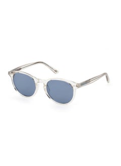 Buy Men's Polarized Round Shape Plastic Sunglasses SE627526D48 - Lens Size: 48 Mm - Crystal in Saudi Arabia