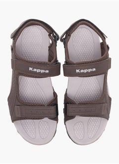 Buy Men's Solid Sandals with Hook and Loop Closure in Saudi Arabia