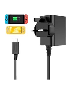 Buy Switch Charger AC Adapter - Support TV Mode, 15v 2.6A 5ft USB Type C Cord Power Supply Wall Fast Charging Kit for Switch Console Or PC, Dock Station and Switch Pro Controller in UAE