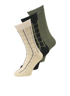 Buy Jacarthur  3 Pack Logo Crew  Socks in Saudi Arabia