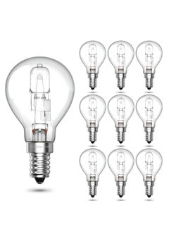 Buy E14 Halogen Golf Ball Bulb Dimmable, 42W G45 Small Edison Screw Globe Light Bulb 240V Classic Mini Globes Clear Round Light Bulbs Warm White 2700K (10-Pack ) in Saudi Arabia