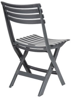 Buy Set of 2 Folding Camping Chair  Dark Grey in UAE