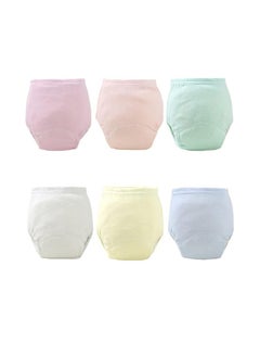 Buy 6 pieces, 6 Layer Breathable Cotton Training Baby Potty Training Pants, Breathable Training Underwear in Saudi Arabia