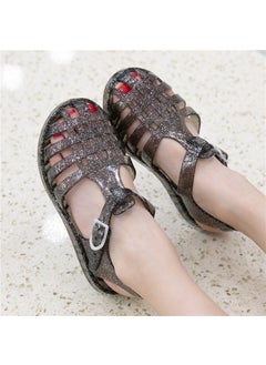 اشتري Kids Crystal Sandals 3-9 Years Princess JellyFlash Black Flash Black في السعودية