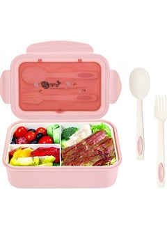 Buy Bento Boxes for Adults,1400 ML Bento Lunch Box For Kids Childrens With Utensils in Saudi Arabia