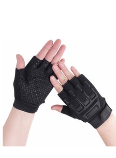 Kids Fingerless Cycling Gloves Mittens Breathable Non Slip Half