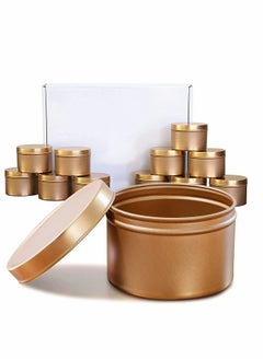 Buy Candle Jars Candle Tins Candle Making Kit Containers Empty Tinplate Storage Candle Jars for DIY Candle Making Candies Gifts Treasures Arts Crafts Storage Candle Making Kits 8 Oz 12 Pcs in UAE