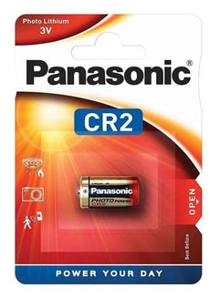 Buy 1-Piece Panasonic CR2 Lithium 3V Battery in UAE