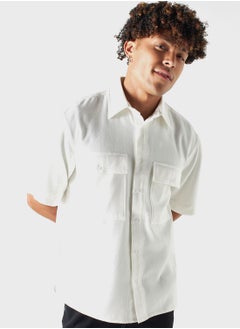 Buy Pocket Detail Regular Fit Shirt in Saudi Arabia