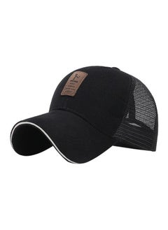 Buy Baseball Snapback Cap Black in Saudi Arabia