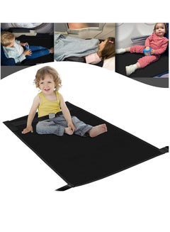 Buy Kids Travel Bed Playmat Airplane Seat Extender Infants Foldable Airplane Footrest Portable Toddlers Flight Sleeping Bed in UAE