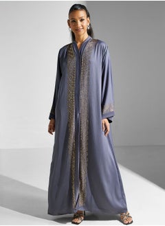 Buy Embellished Flared Sleeve Abaya in UAE