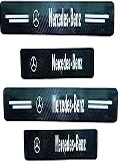 Buy 4D Anti-scratch Anti-Slip Waterproof Car Door Threshold Adhesive - Mercedes - 4 Pieces - KaberTrade in Egypt