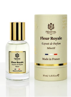 Buy Long Lasting Luxury Fragrance From France Fleur Royale Extrait de Parfum For Women 30ml Floral Fruity Scent with Bergamot and Peach in UAE